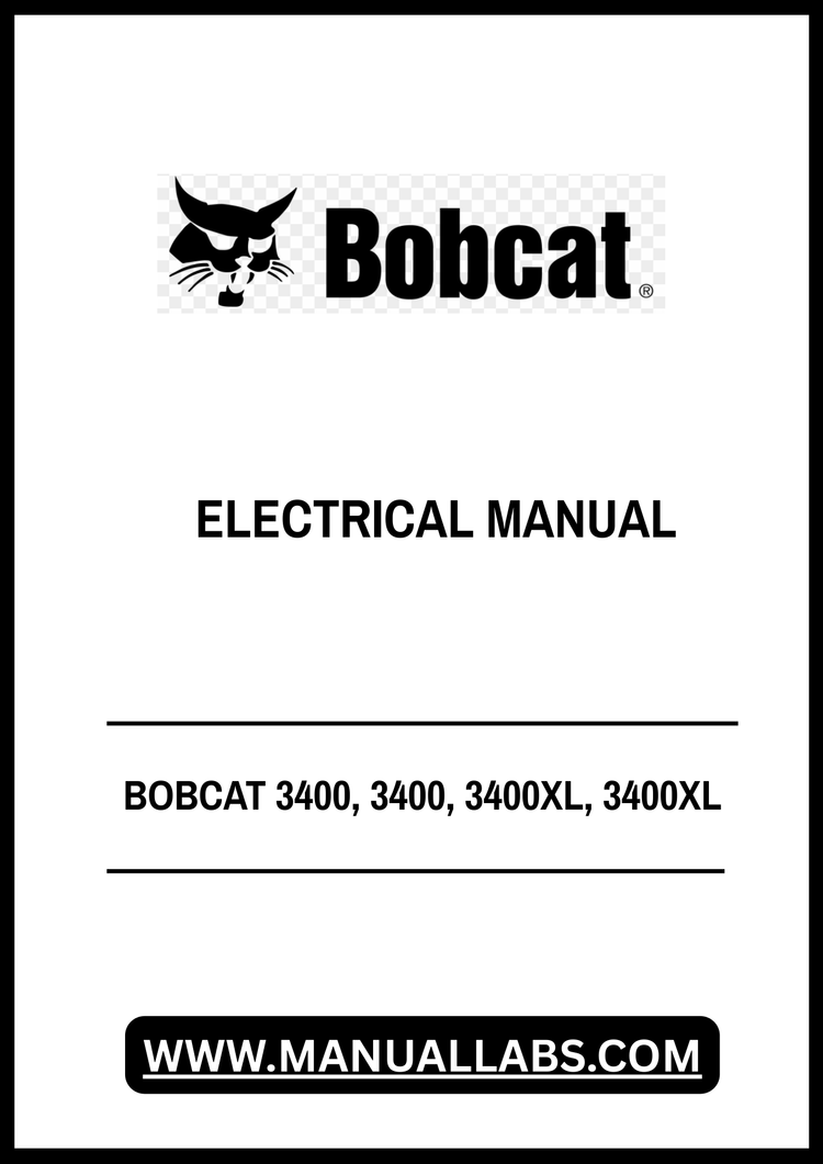 BOBCAT 3400, 3400, 3400XL, 3400XL ELECTRICAL MANUAL V-1711 - PDF FILE