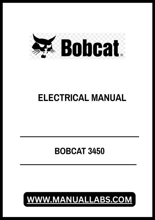 BOBCAT 3450 ELECTRICAL MANUAL V-1405 - PDF FILE
