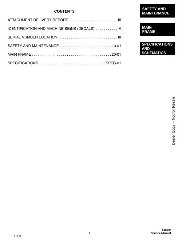 BOBCAT 72IN SEEDER (6903279) SERVICE MANUAL PDF FILE