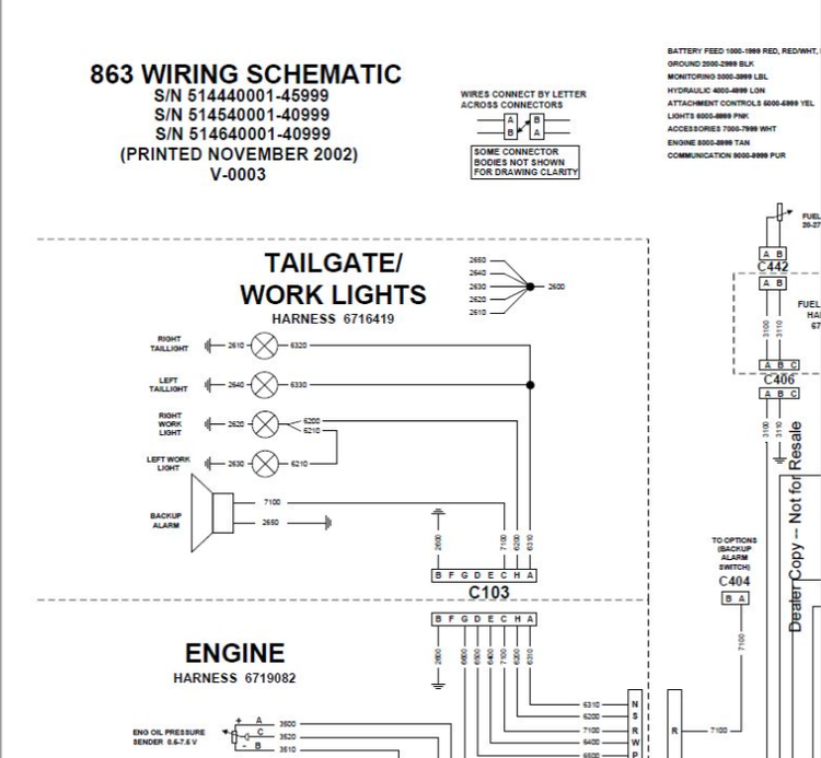Bobcat 863 Electrical Wiring & Hydraulic Schematic Manual 6900942 – PDF File
