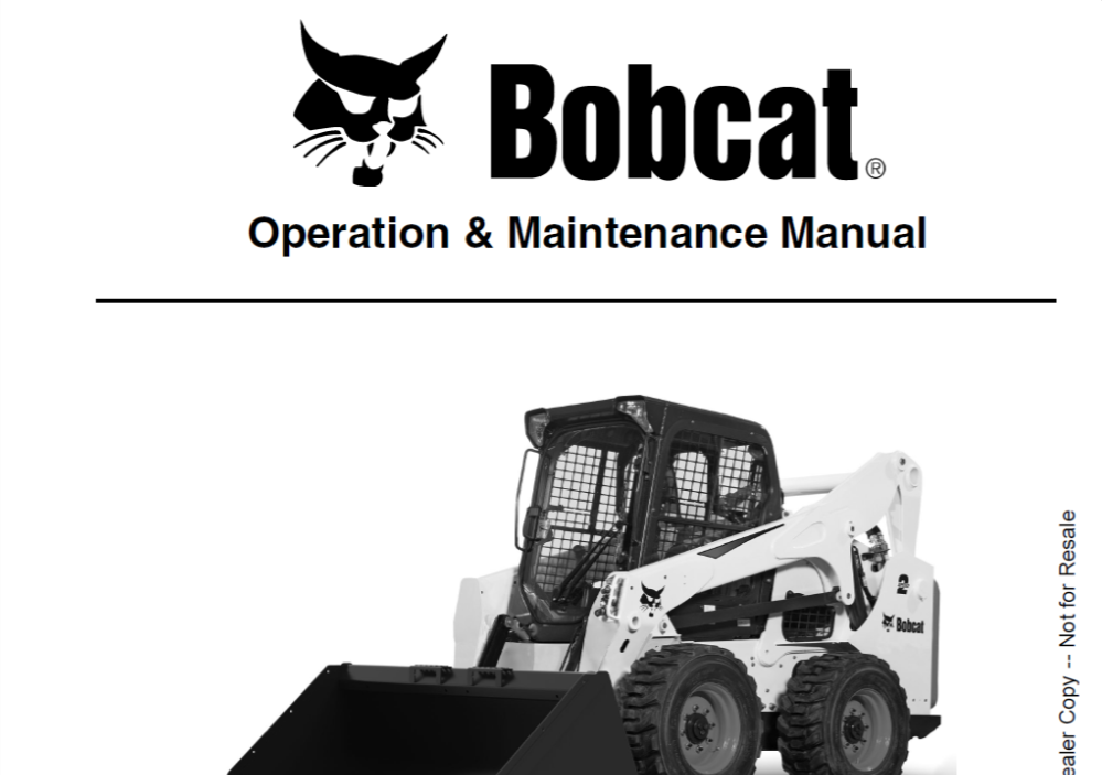 BOBCAT A770 ALL-WHEEL STEER LOADER OPERATION & MAINTENANCE MANUAL AT5J11001 - PDF FILE