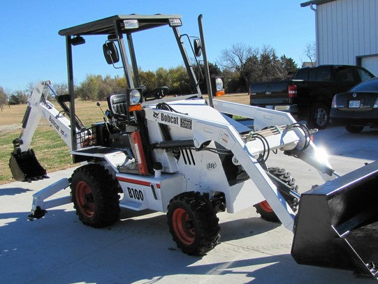 BOBCAT B100 LOADER BACKHOE SERVICE REPAIR MANUAL - PFD FILE