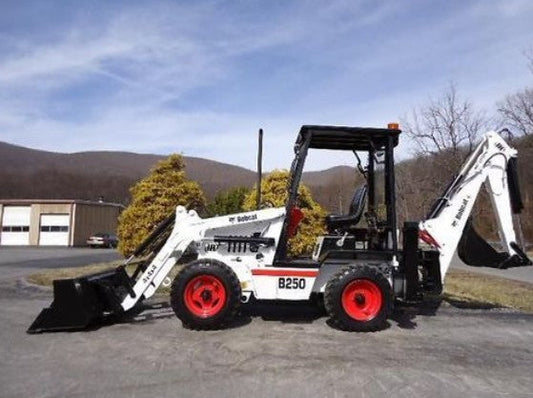 BOBCAT B250 LOADER BACKHOE SERVICE REPAIR MANUAL - PFD FILE