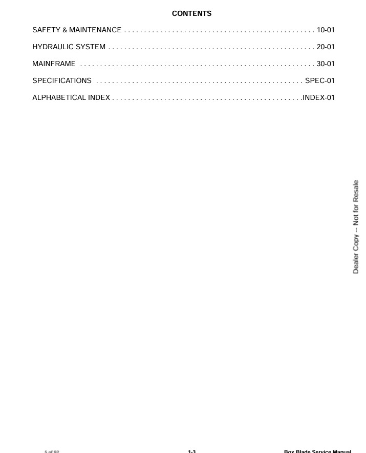 BOBCAT BOX BLADE (6901436) SERVICE MANUAL PDF DOWNLOAD