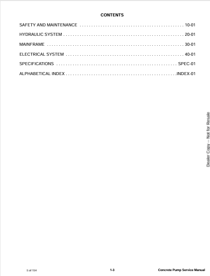 BOBCAT CONCRETE PUMP (6903713) SERVICE MANUAL PDF FILE