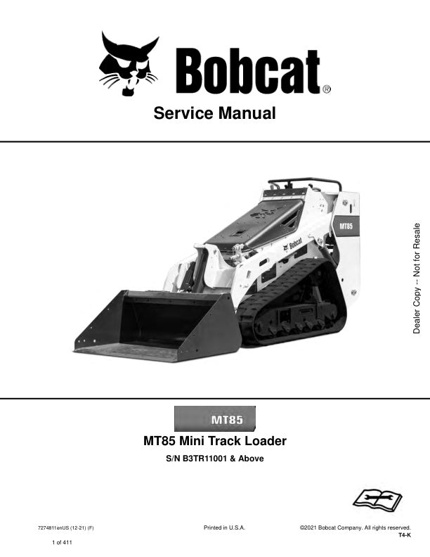 MT85 B3TR11001 & Up Service Information 7274811 - PDF