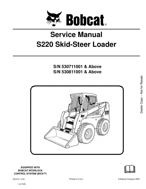 S220 530711001 530811001 & Up Service Information 6904154 - PDF