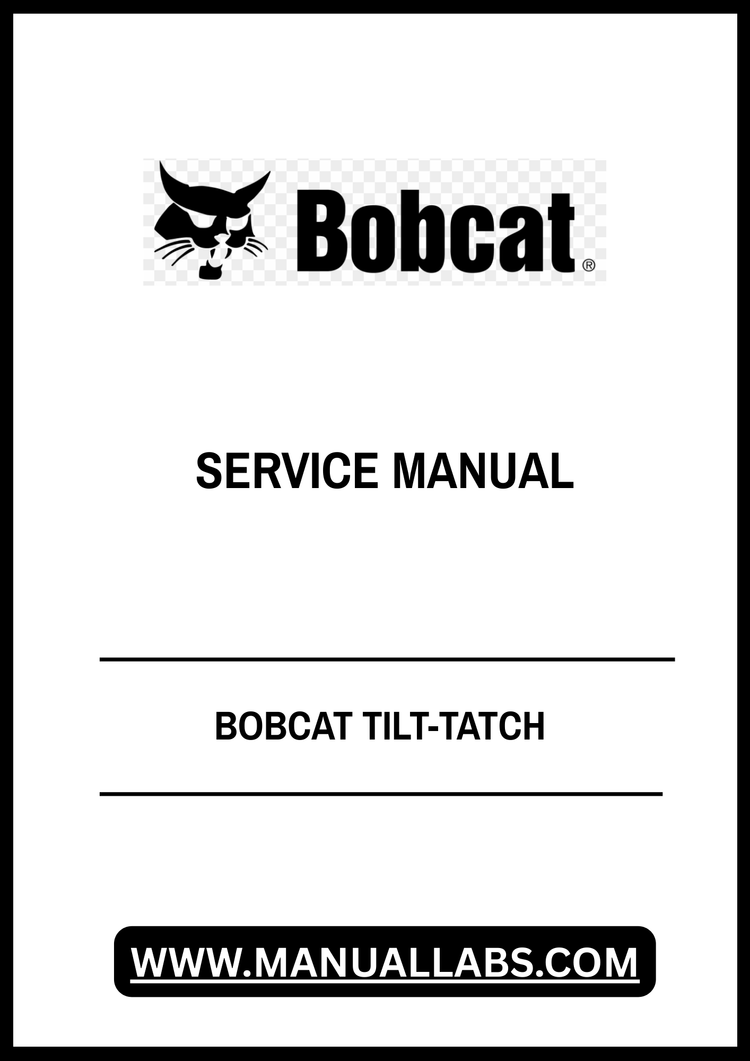 BOBCAT TILT-TATCH SERVICE MANUAL 224100101 - PDF FILE
