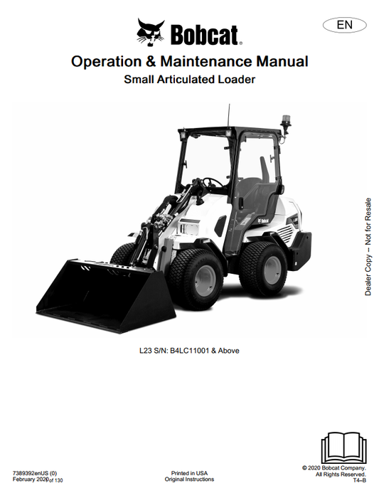 Bobcat T76 Compact Track Loader Electrical & Hydraulic Diagram PDF