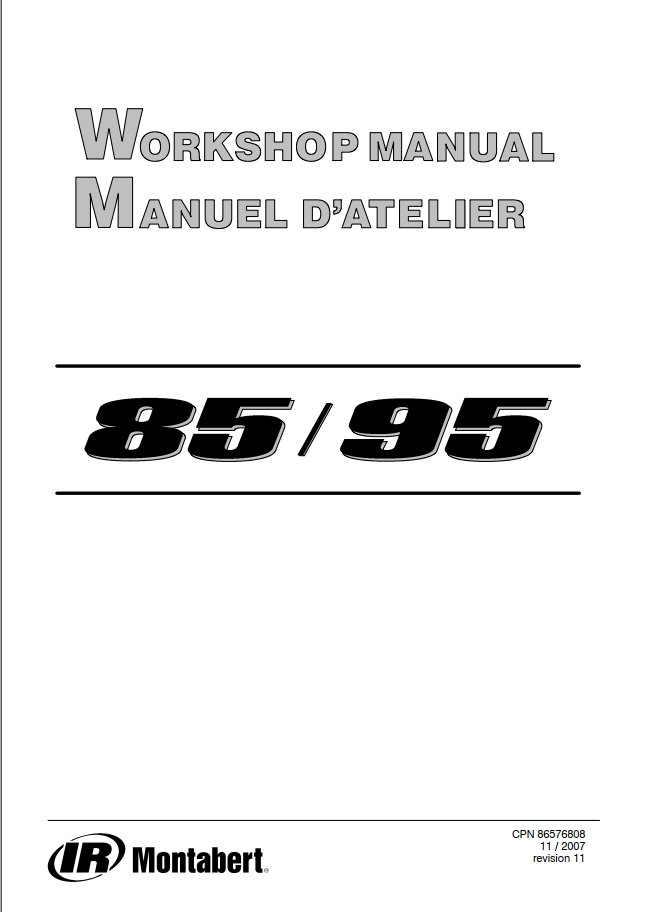 Bobcat B955S & 8595 Breaker Spare Parts Catalog Manual PDF