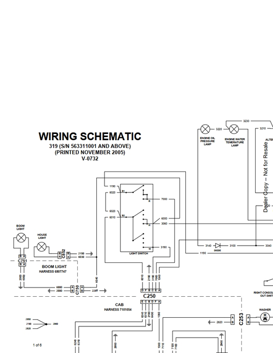 Bobcat 319 Excavator Hydraulic & Electrical Schematic Manual PDF