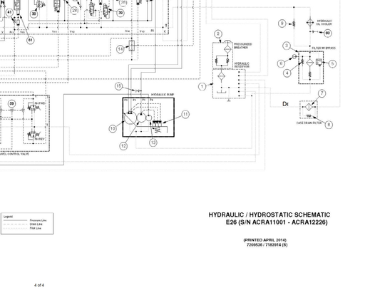 Bobcat E26 Excavator Hydraulic & Electrical Schematic Manual PDF