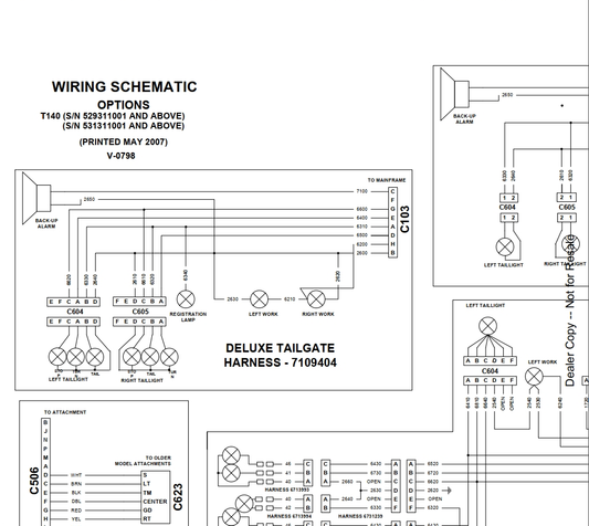 Bobcat T140 Loader Hydraulic & Electrical Schematic Manual PDF