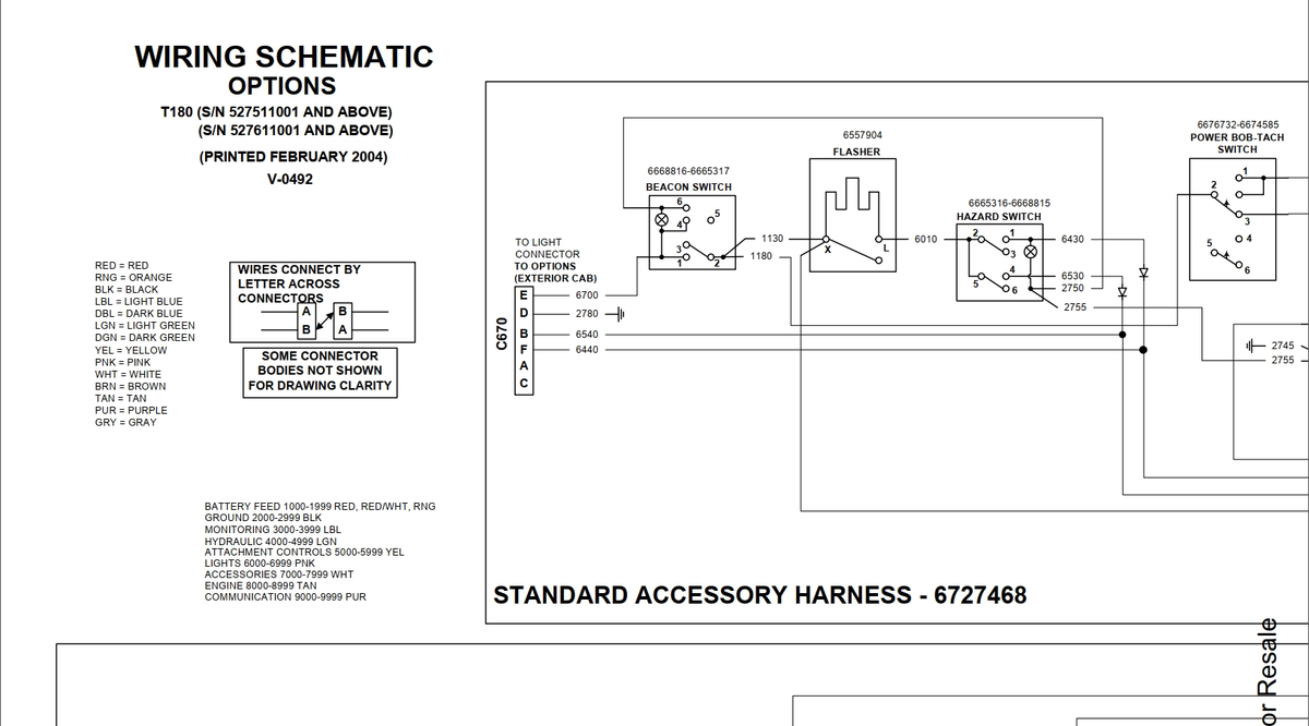 Bobcat T180 Loader Hydraulic & Electrical Schematic Manual PDF
