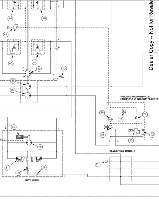 Bobcat T770 Loader Hydraulic & Electrical Schematic Manual PDF