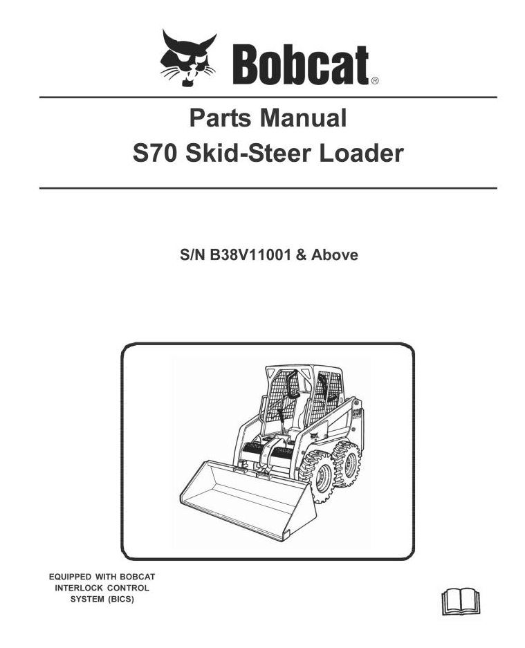 Bobcat Skid-Steer Loader S70 Parts Manual PDF
