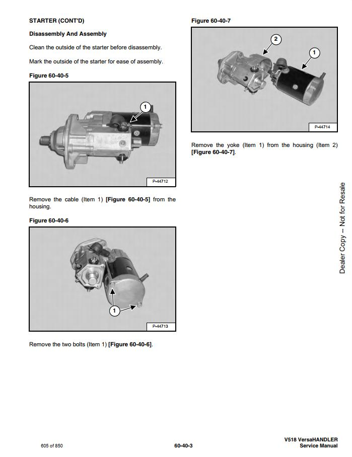 Bobcat VersaHANDLER TTC V518 Service Manual PDF