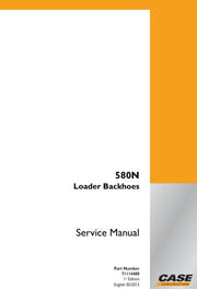CASE 580N LOADER BACKHOE SERVICE MANUAL 71114480 - PDF FILE