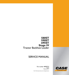 CASE 580ST, 590ST, 695ST (STAGE IV) SERVICE MANUAL 48090752 - PDF FILE