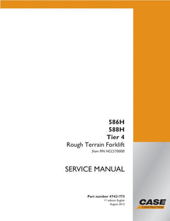 CASE 586H, 588H TIER 4, FROM NCC570000 SERVICE MANUAL 47421773 - PDF FILE
