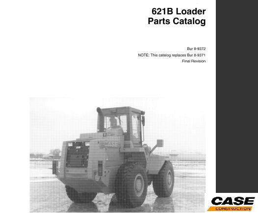 CASE 621B LOADER PARTS CATALOG MANUAL - PFD FILE
