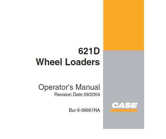 CASE 621D WHEEL LOADER C - PFD FILE