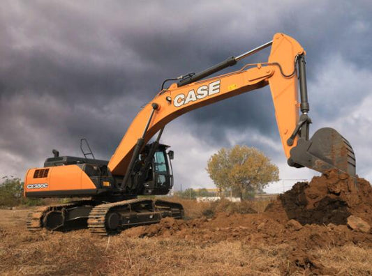 CASE CX350C & CX380C Crawler Excavator Service Repair Manual PDF