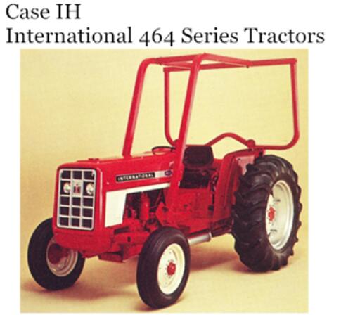 CASE IH 464 SERIES TRACTOR - OPERATOR’S MANUAL - PDF FILE
