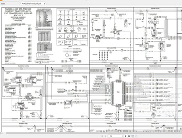 CASE IH FARMALL 40B_45B_50B COMPACT TRACTORS ELECTRICAL SCHEMATICS 4731073