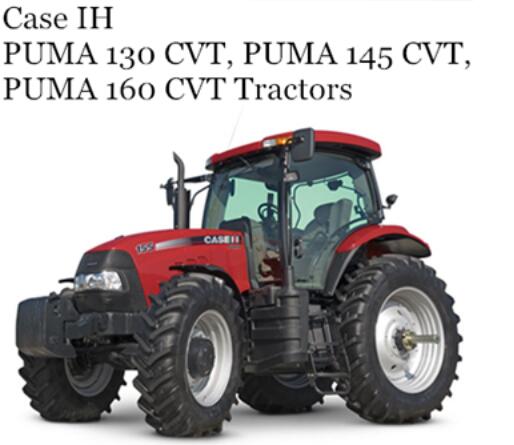 CASE IH PUMA 130 CVT, PUMA 145 CVT, PUMA 160 CVT TRACTORS OPERATOR’S MANUAL - PDF FILE