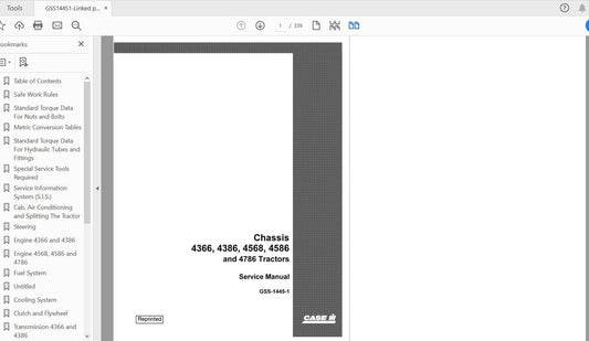 # Case IH Tractor 2870 Complete Service Manual 9-79815 – PDF File