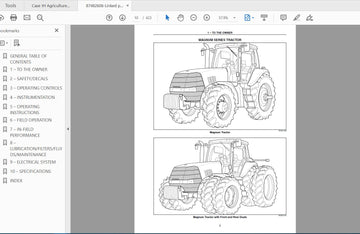 CASE IH TRACTOR MAGNUM 255 TRACTOR ERMERGING MARKET 87482608 OPERATOR’S