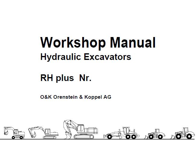 CASE O&K RH PLUS – RH 5.6 HYDRAULIC EXCAVATORS SERVICE REPAIR MANUAL - PDF DOWNLOAD