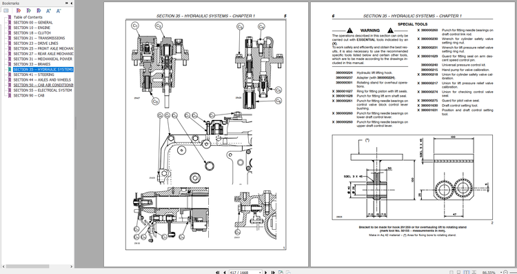 CASE TRACTOR FARMALL 75N, 95N SERVICE MANUAL 84241668 - PDF FILE