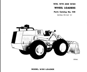 CASE W8E, W9E, W10E LOADER PARTS CATALOG
