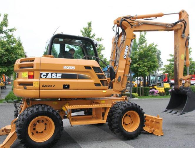 CASE WX95, WX125 WHEELED EXCAVATOR SERVICE REPAIR MANUAL - PDF FILE