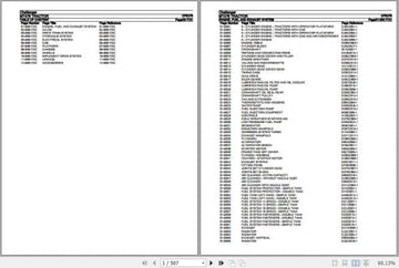 CHALLENGER TRACTOR MT476 SPARE PARTS CATALOGUE MANUAL CPE476 -