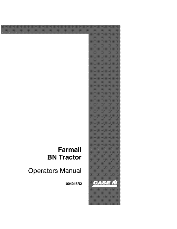 Case IH T-4 Manual – WD6, WD-6 Tractor McCormick Operator's Manual 1004064R3 PDF Download