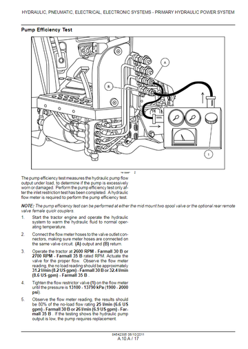 Case IH Farmall 30B, 35B Tractor Service Repair Manual 84542385 - PDF File Download