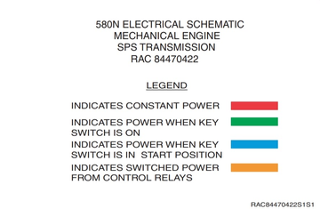 Case Backhoe Loader 580N Electrical Schematic
