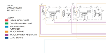 Case Crawler Dozer 1150M Hydraulic Schematic
