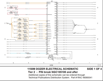 Case Dozer 1150M Tier 2 Electrical Schematic