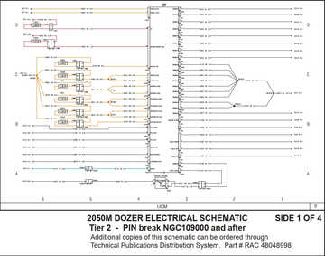 Case Dozer 2050M Tier 2 Electrical Schematic
