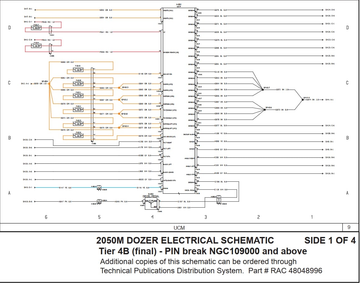 Case Dozer 2050M Tier 4B Electrical Schematic