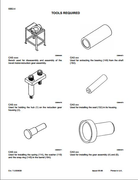 Case Hydraulic Excavator 9007B Service Manual PDF