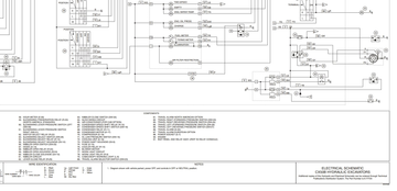 Case Hydraulic Excavator CX50B Hydraulic Electrical Schematic