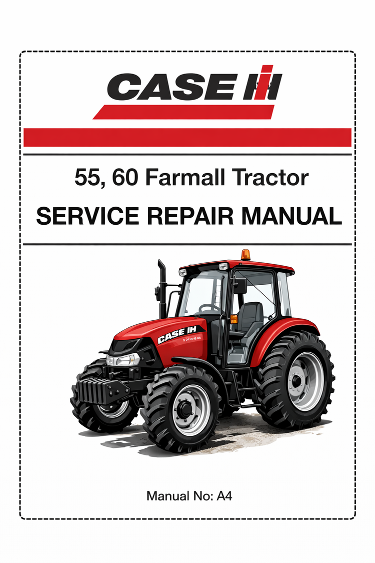 Case IH 55, 60 Farmall Tractor Service Repair Manual - PDF File Download