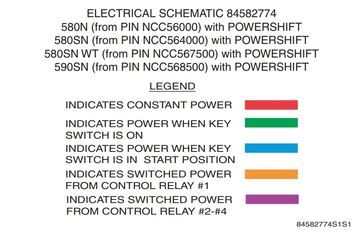 Case Loader 580N 580SN 580SNWT 590SN Electrical Schematic