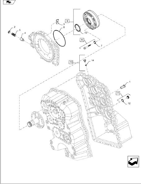 Case Loader Backhoe 480C Parts Manual PDF
