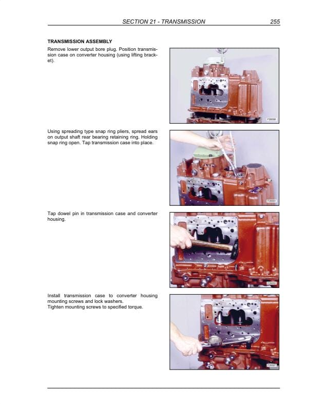 Case Loader Backhoe 580 Super R to 695 Super R Service Manual PDF